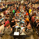 Competitors battle it out at the Magic: The Gathering Grand Prix in Utrecht, Netherlands